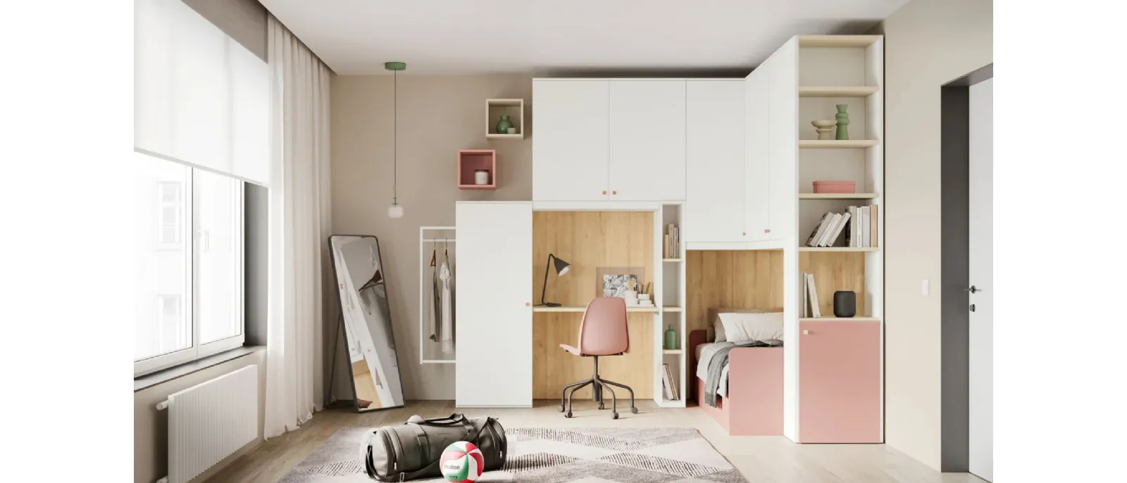 SMART Junior 26 Children's Room by San Martino Mobili