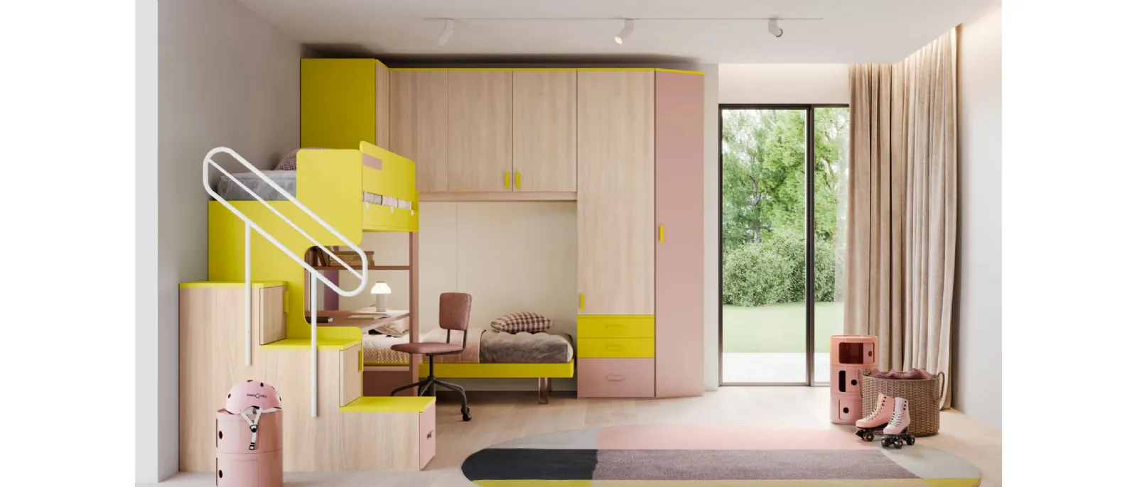 SMART Junior 30 bedroom set by San Martino Mobili.