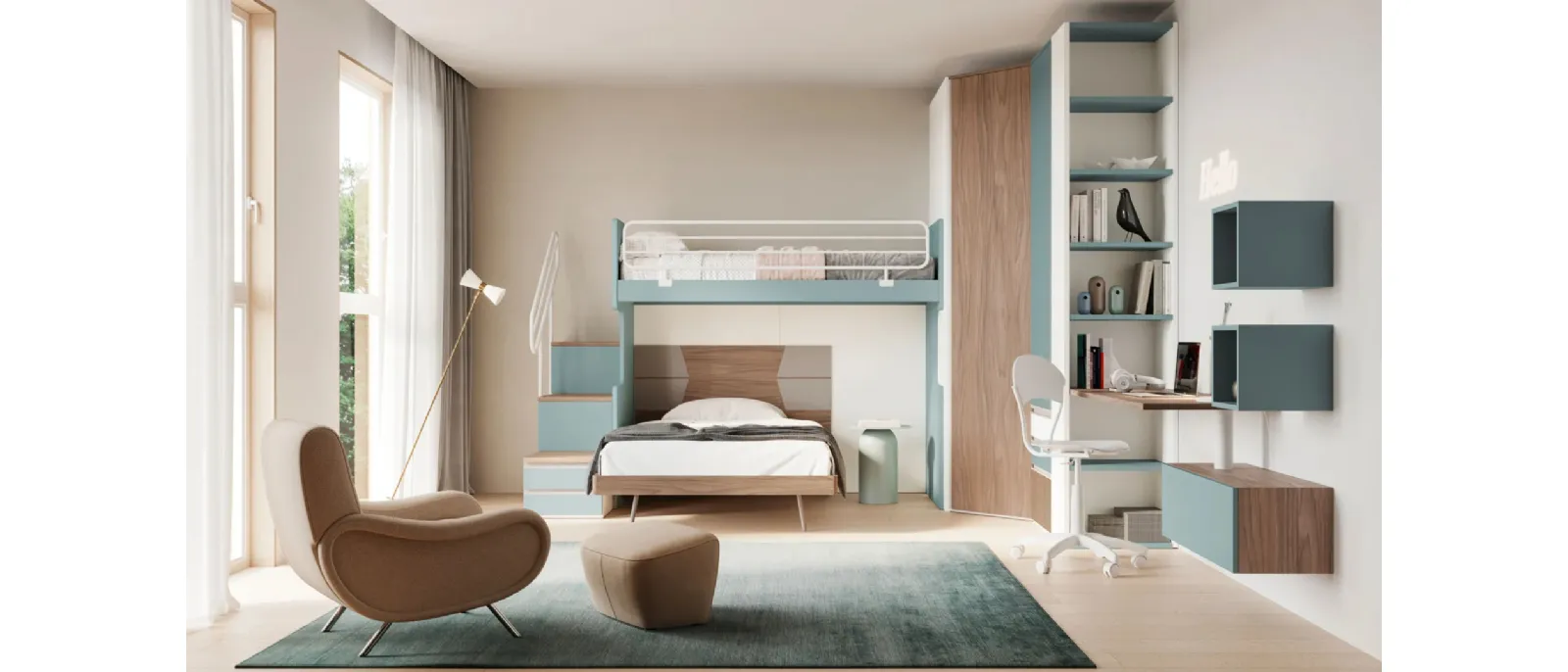 SMART Junior 31 bedroom by San Martino Mobili