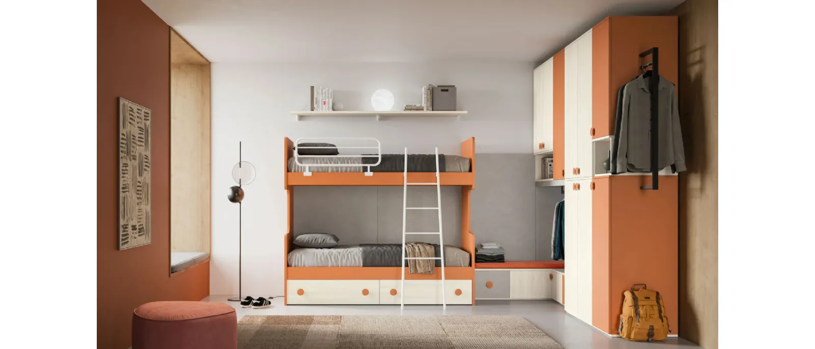 SMART Junior 32 children's bedroom by San Martino Mobili.