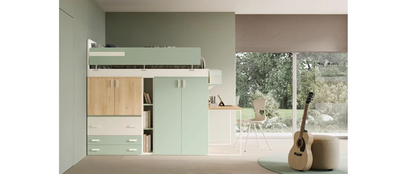 SMART Junior 38 bedroom by San Martino Mobili.