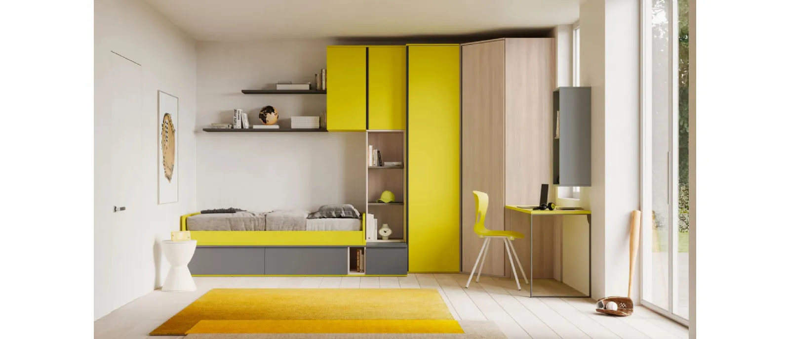 SMART Junior 40 bedroom by San Martino Mobili