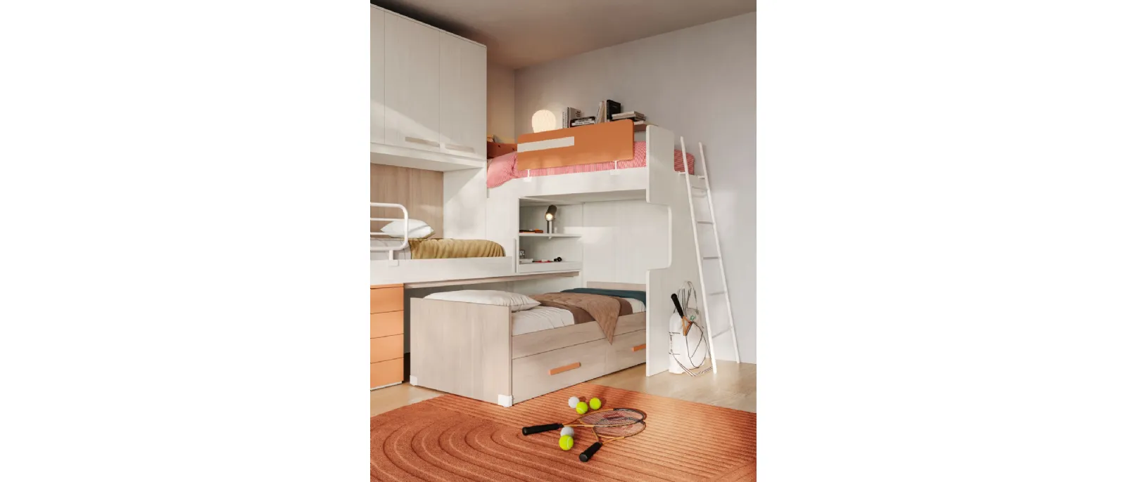 SMART Junior 43 bedroom by San Martino Mobili