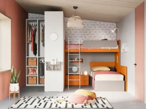 Space-saving bedroom 55