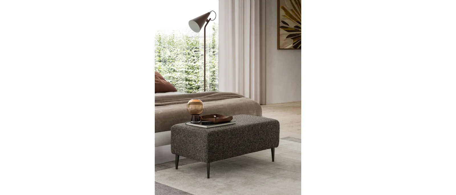 Eline pouf by Le Comfort is a soft and elegant piece of furniture designed to offer maximum