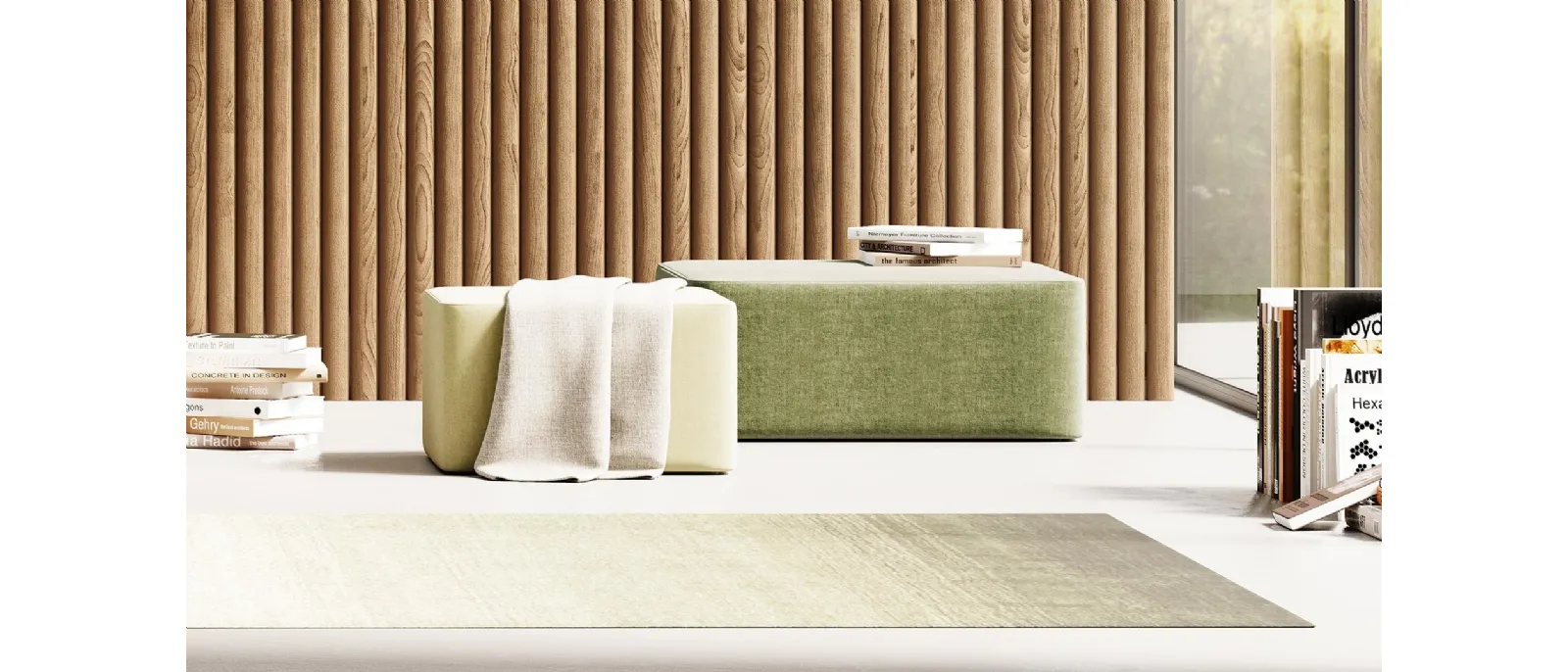 The two poufs that will bring a touch of elegance to any corner