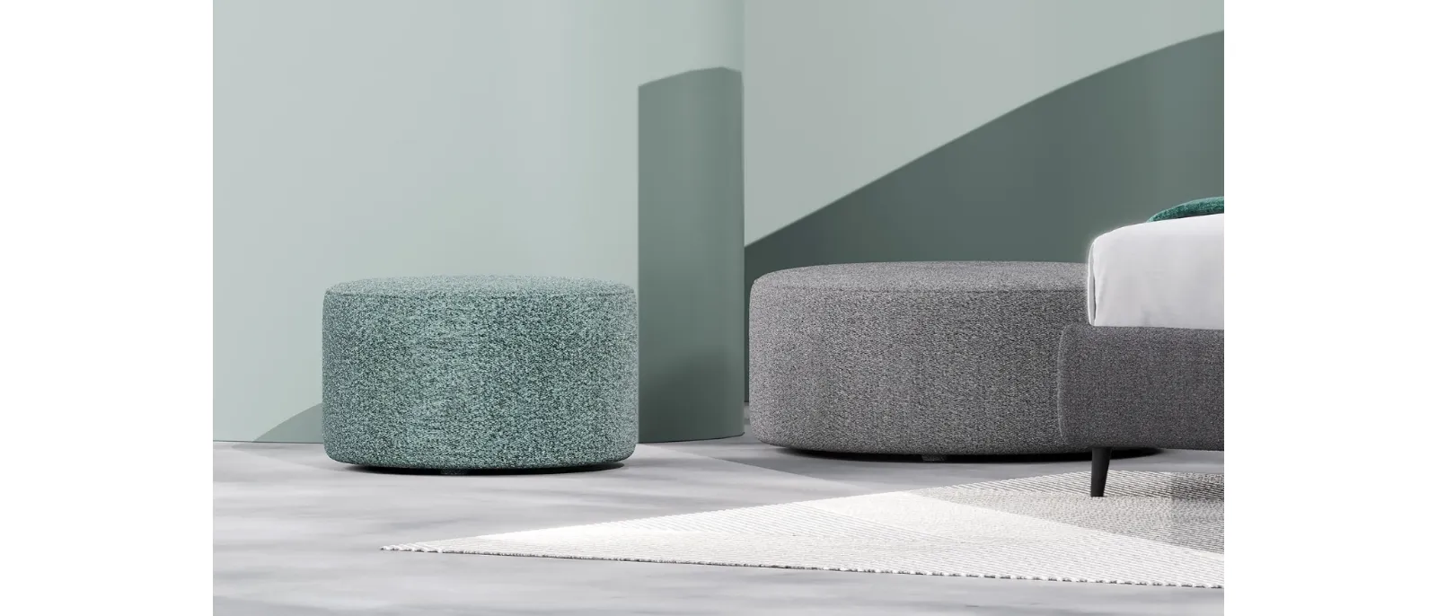 The Poufs are a collection of furniture produced