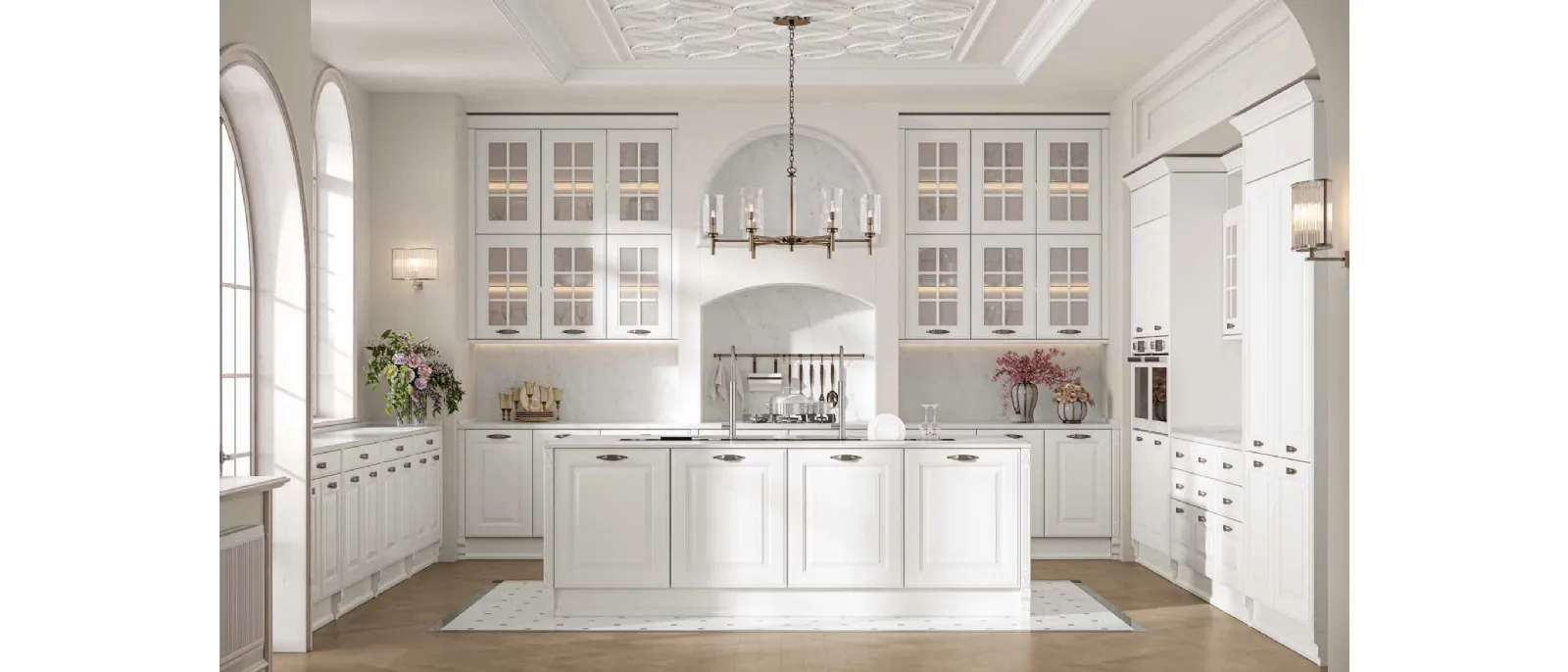 Classic Kitchen with Afrodite Liberty Island by Arrex