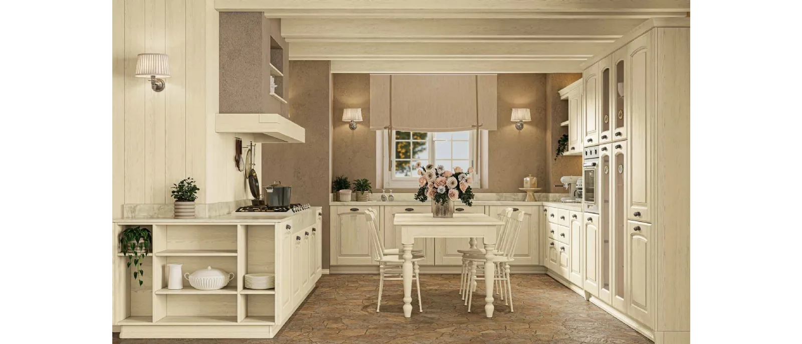 Magda Country Corner Classic Kitchen by Arrex