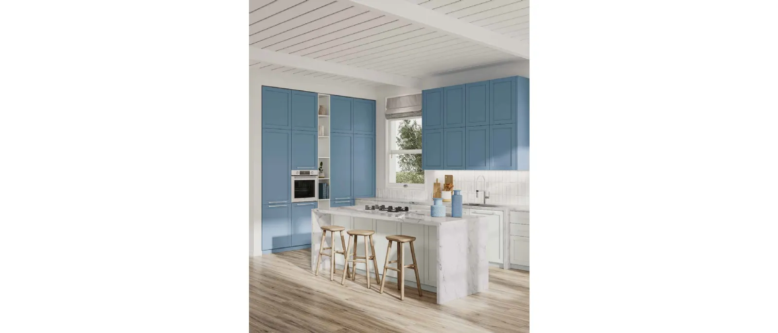 Queen Collection Marinaro Masonry Kitchen by Arrex