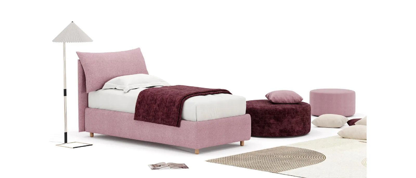 The bed of the brand Edgar by Divaletti Home is