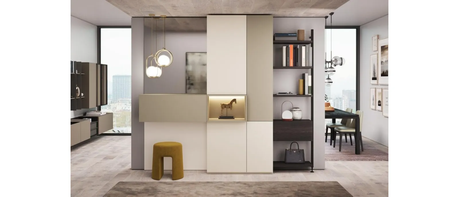 Stylish design entryway furniture Type 05 by Astor Mobili