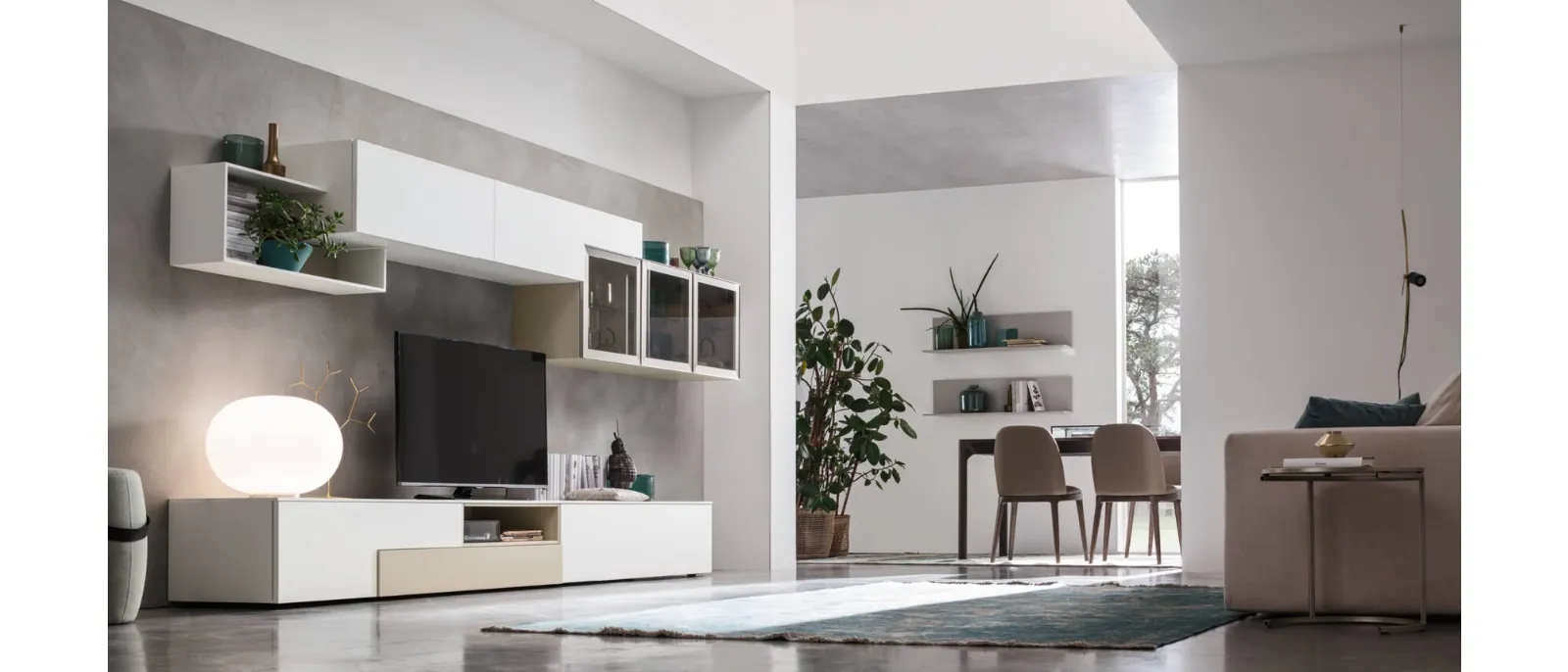 Wall systems Seta is a modular system designed to respond to the need for