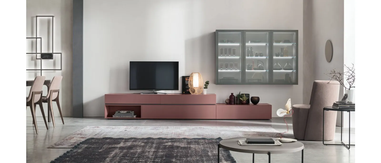 This elegant piece from the latest collection of Composable walls by Italian furniture company
