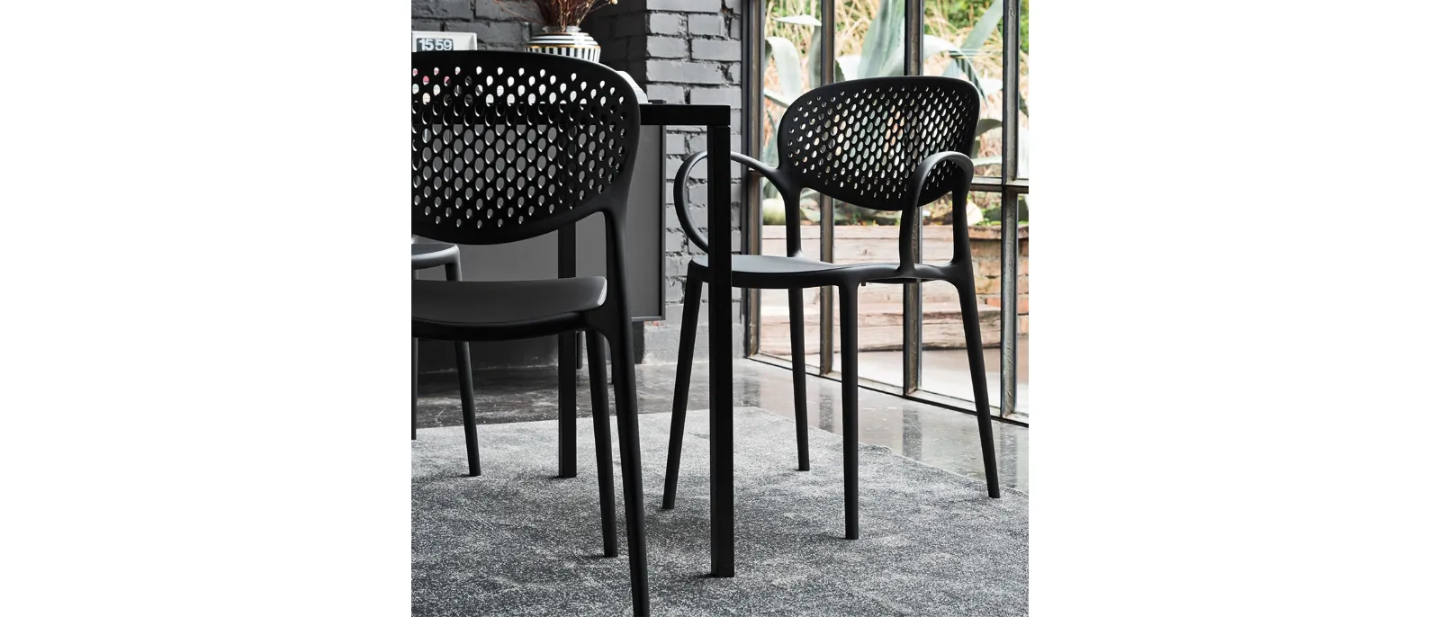Abby Perforated Chair by Connubia