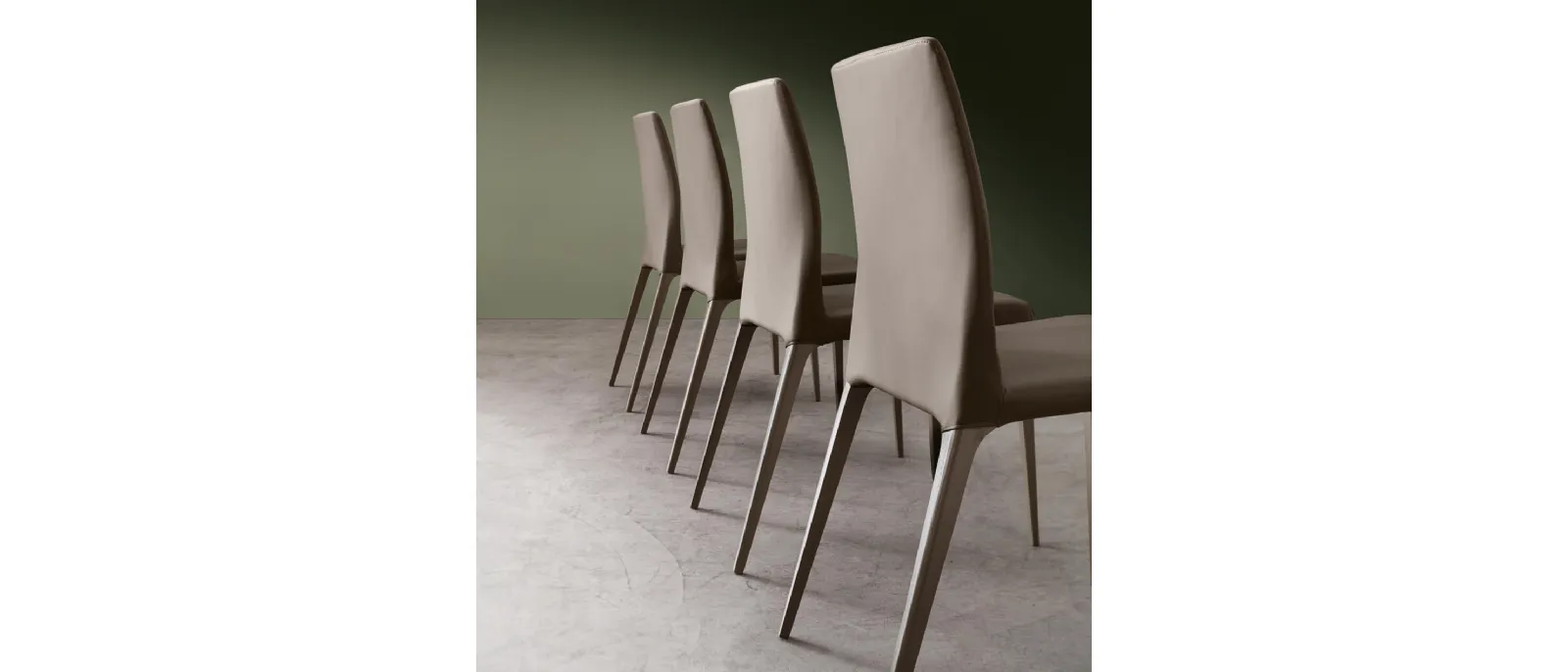 The chair, the product of a collaboration between the well known