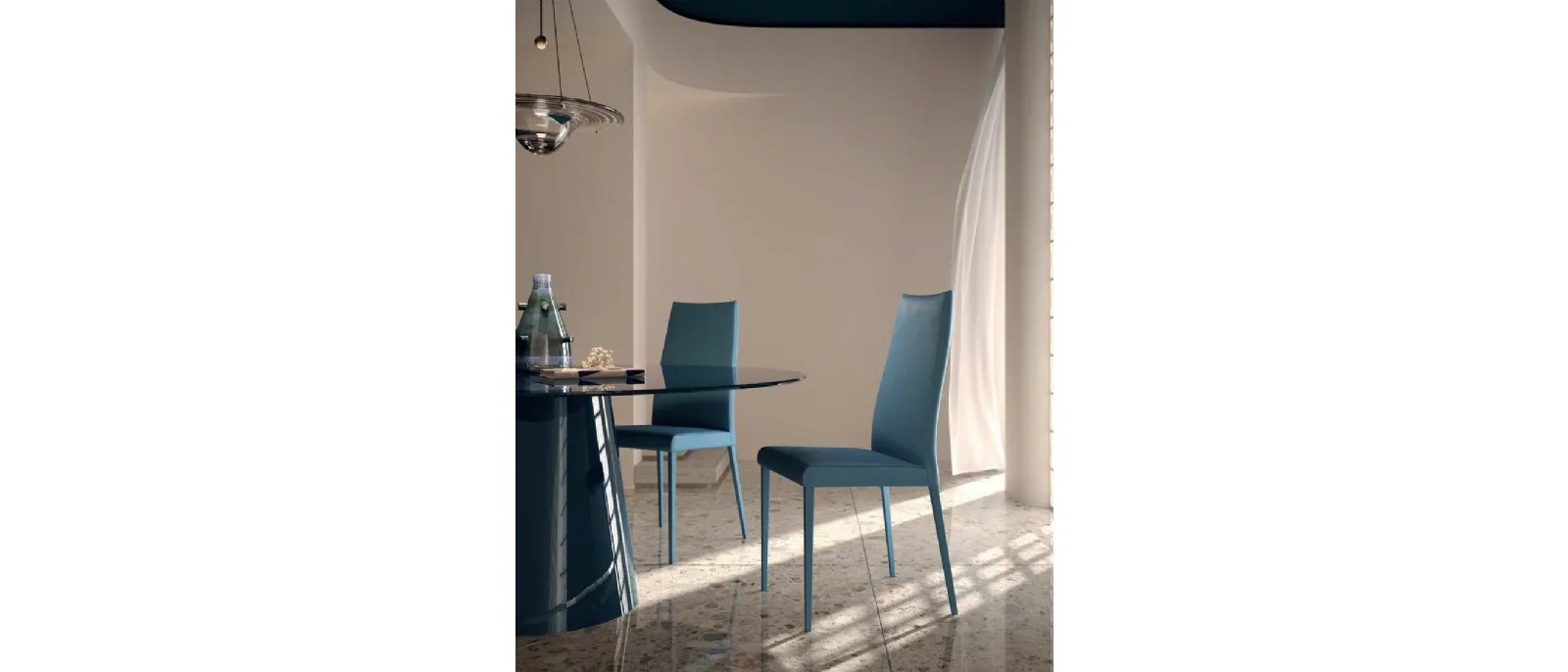 Nice leather chair by Di Lazzaro