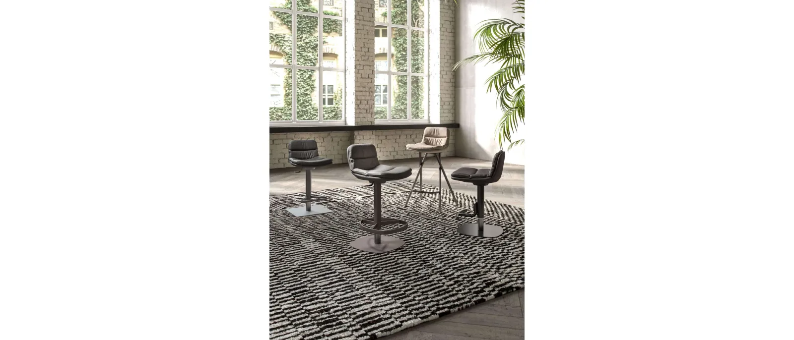 Stools Milo - Morfeo - Morris - Marlon by Ozzio