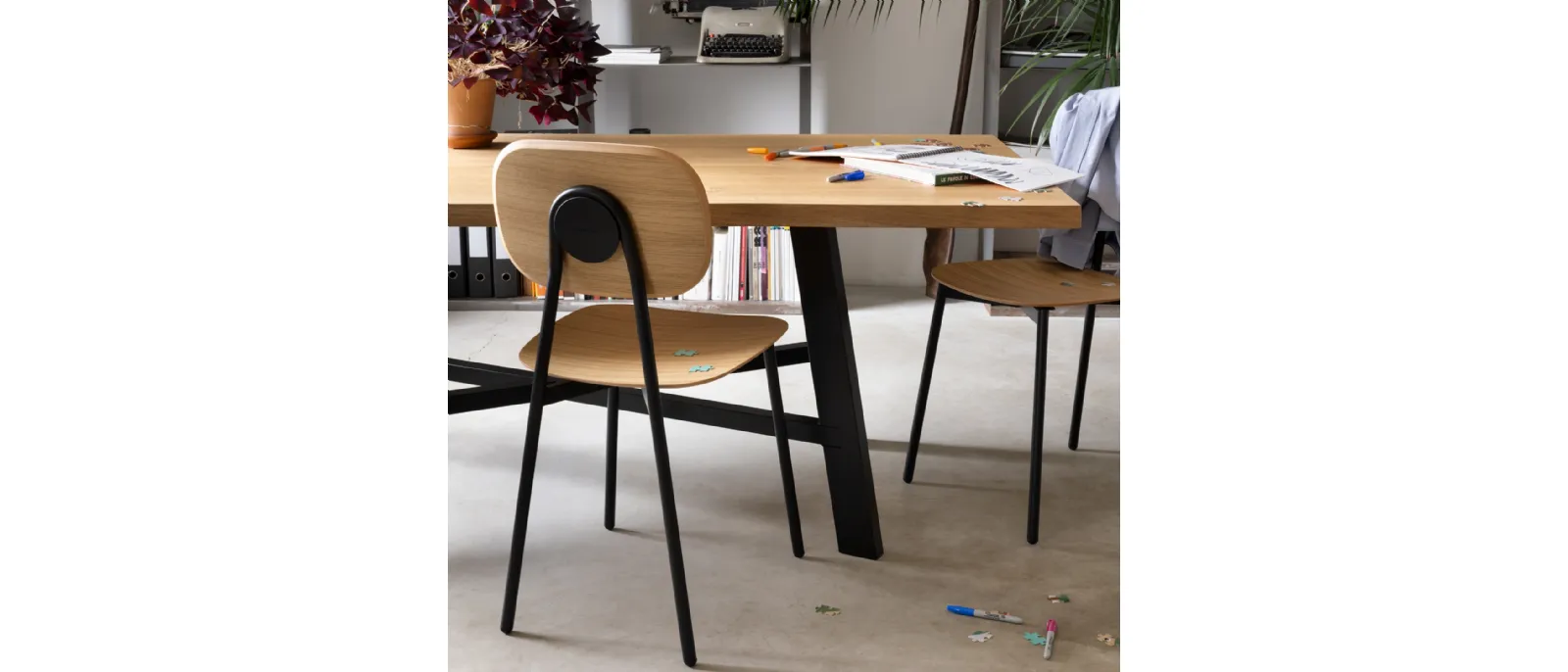 Pointhouse veneered Tata Young Chair.