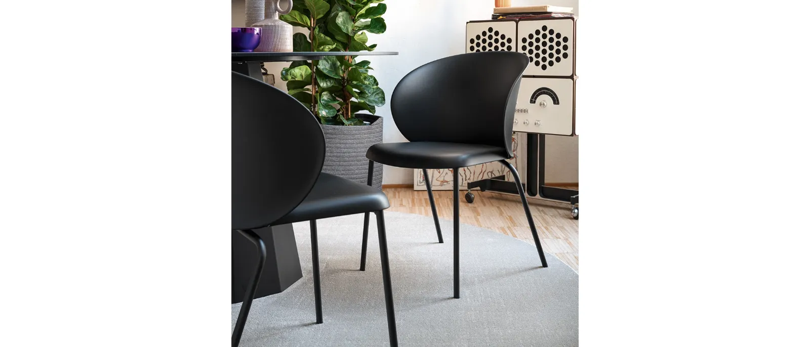 Polypropylene chair Tuka PL by Connubia
