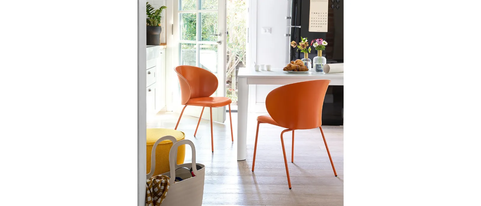 Polypropylene chair Tuka PL by Connubia.