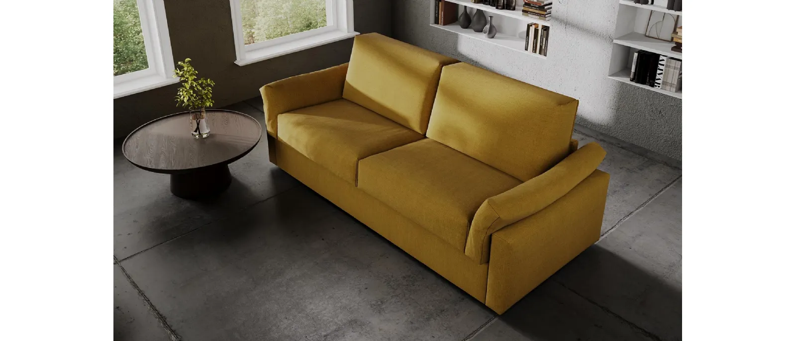Active by Divaletti is a convertible sofa that has been