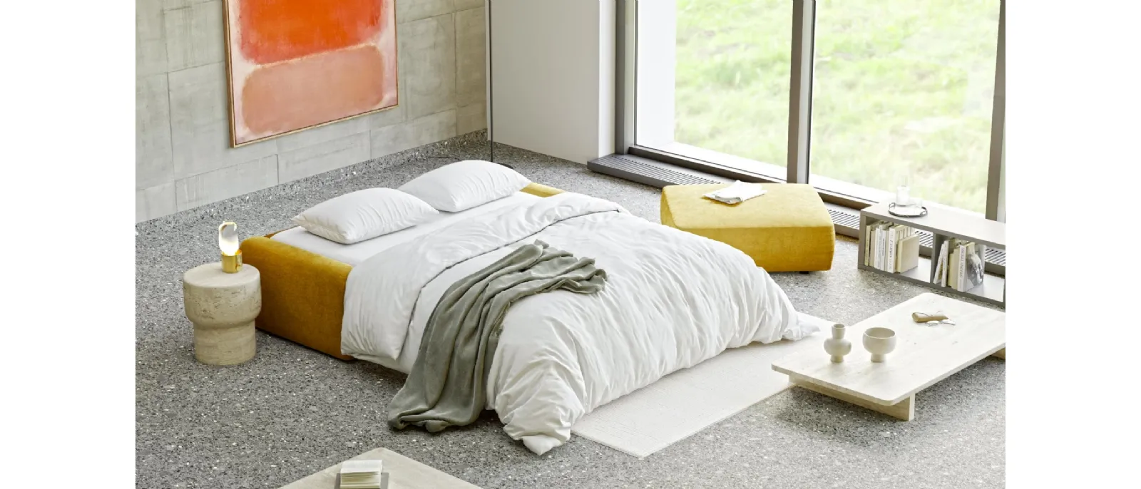 The sofa bed of the 