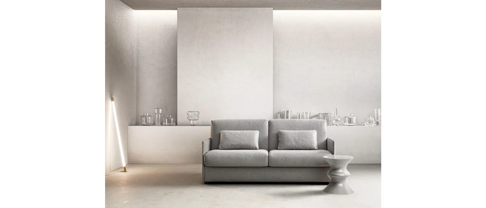 Ariel fabric sofa bed by Samoa