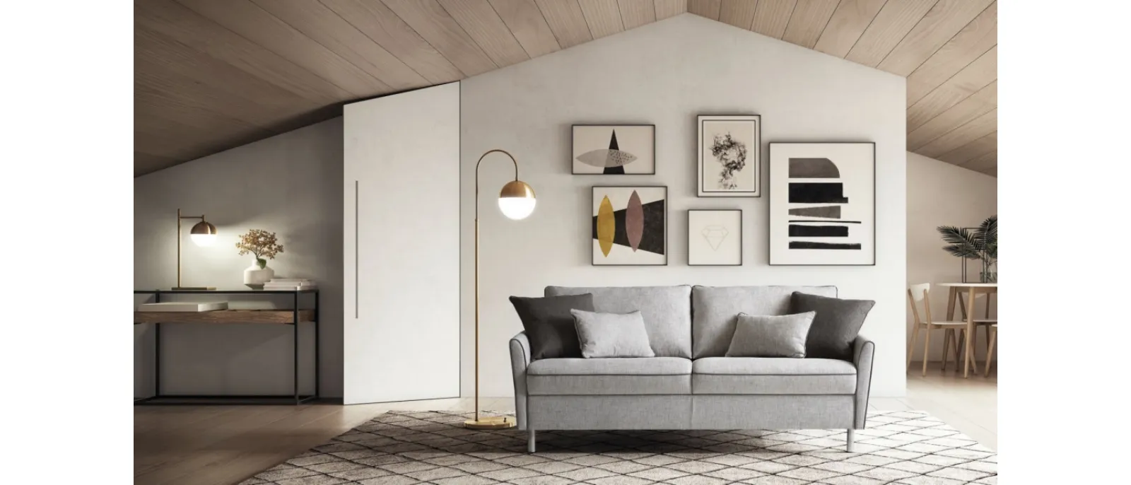 The Bali sofa bed by Le Comfort combines the functionality of a single day chair with that