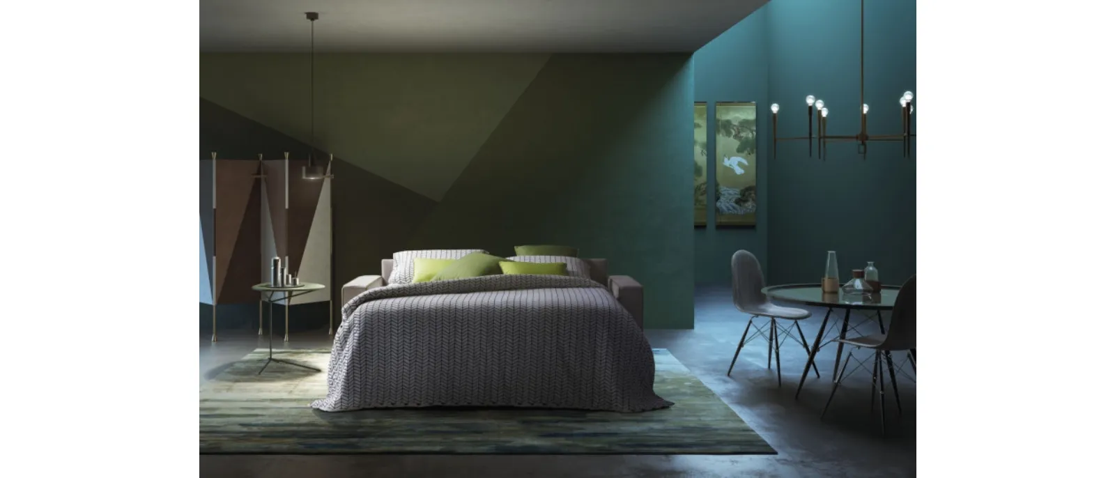 Barbado sofa bed is a single-seater with double seat, it can be turned into