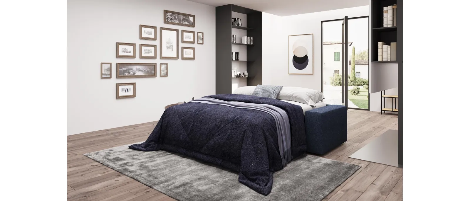 The sofa bed Caracciolo by Divaletti Home is part of