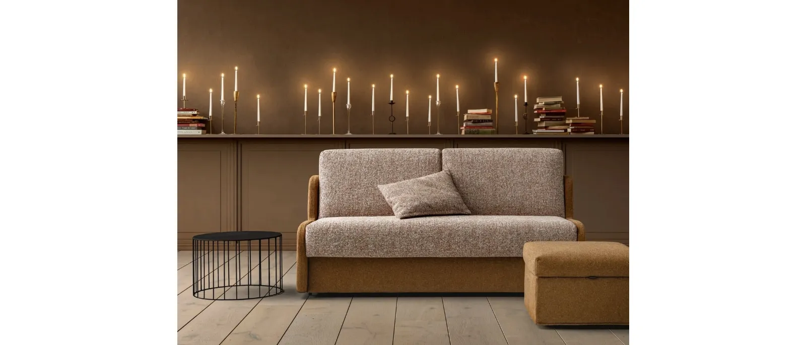 Linear sofa bed Climb by Samoa