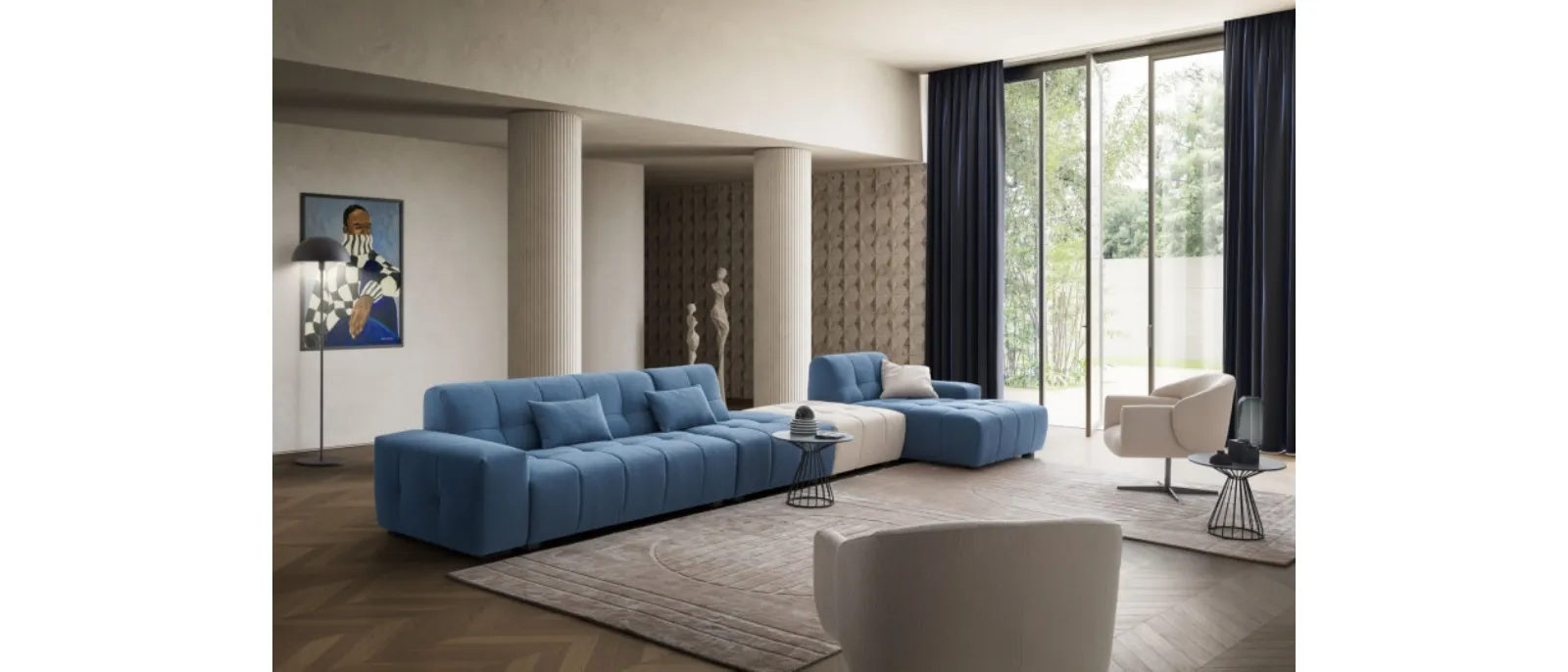 Collins is a versatile piece of furniture that offers different combinations to suit