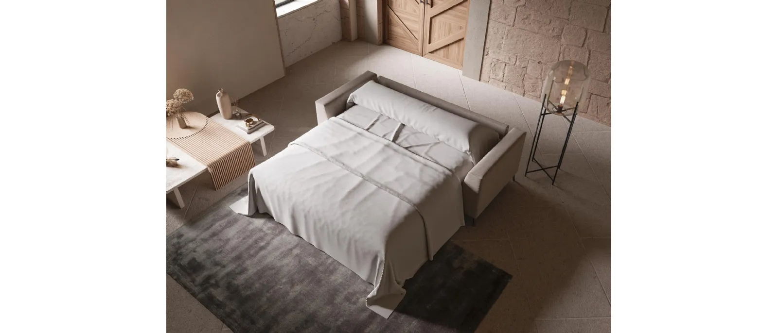 It’s not just any sofa bed but it is a sofa with