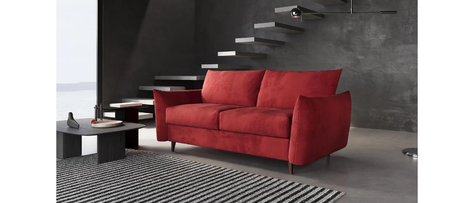 The divan with the sofa bed loft by Divaletti