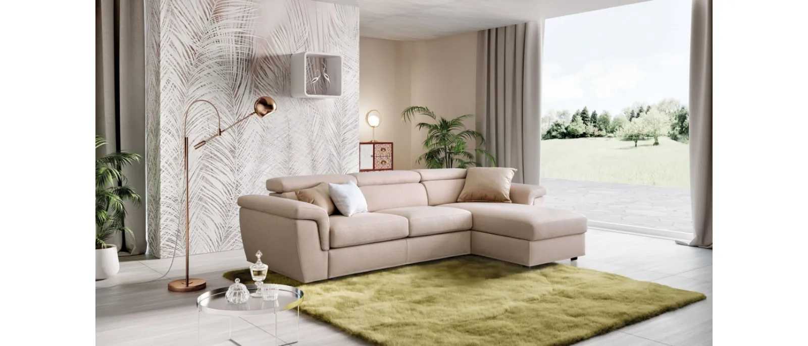 Pieris is a modular system of sofas and armchairs that can be configured to suit different needs
