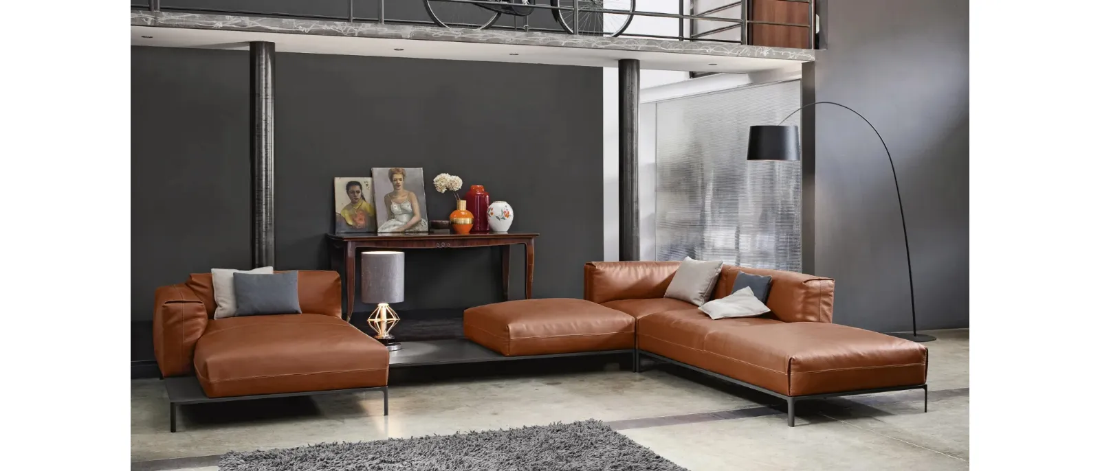 Spencer sectional sofa by Doimo Salotti