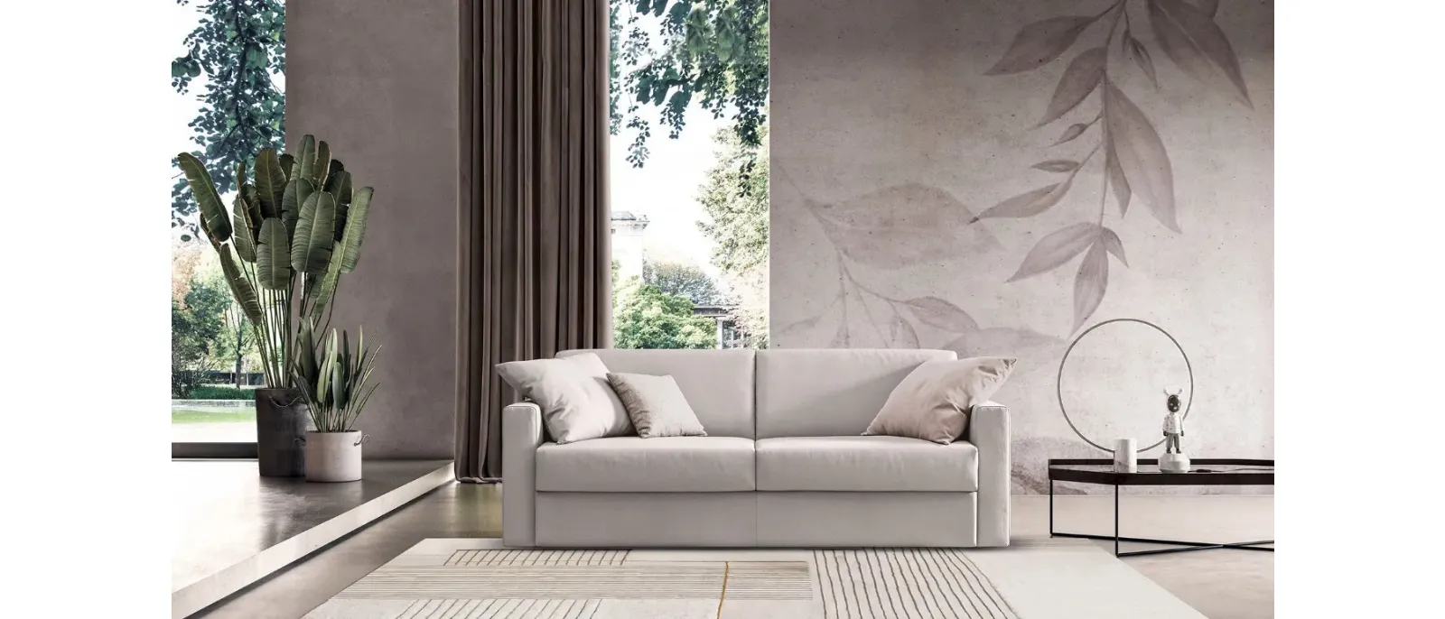 Terence sofa bed by Doimo Salotti.