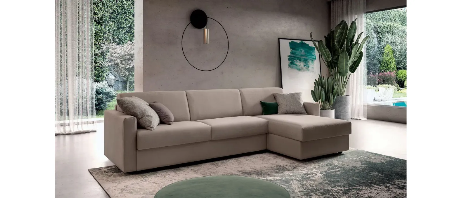 Terence Sofa Bed by Doimo Salotti.