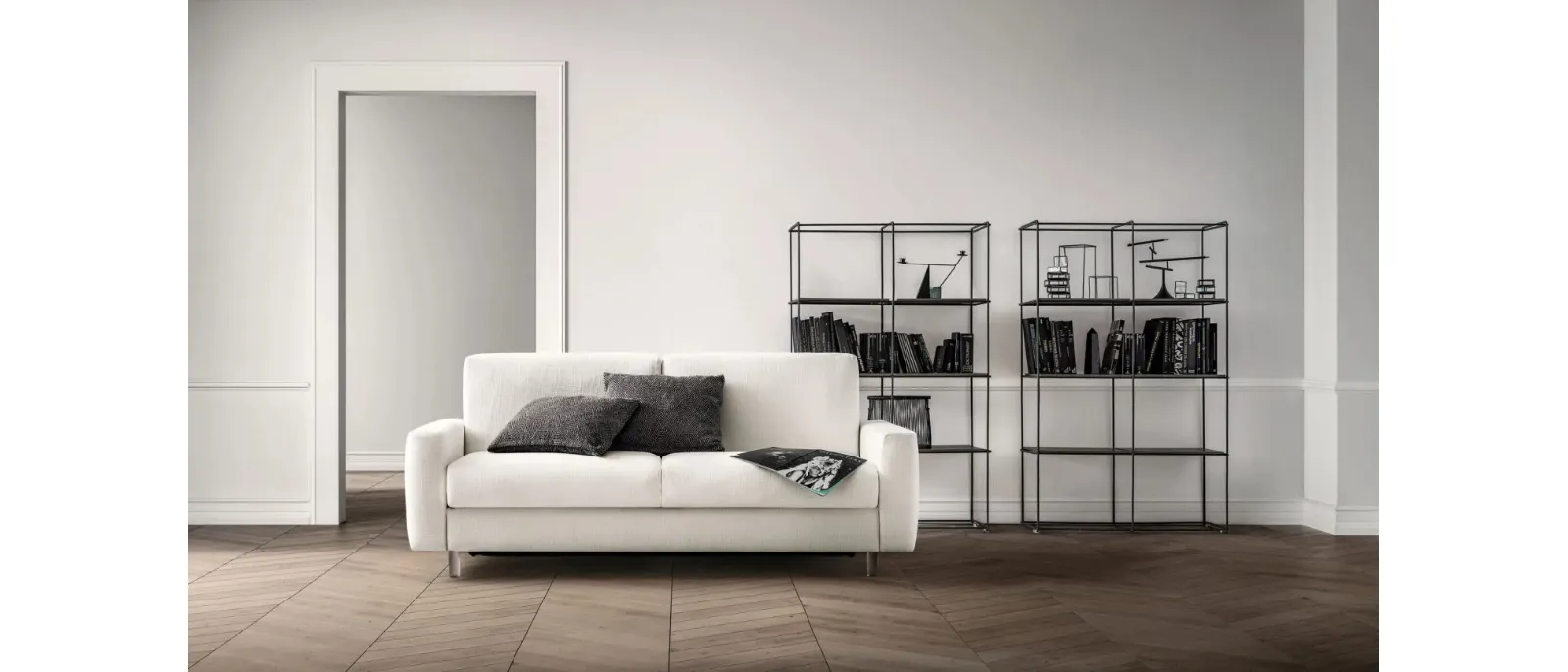Linear sofa bed Titan by Samoa