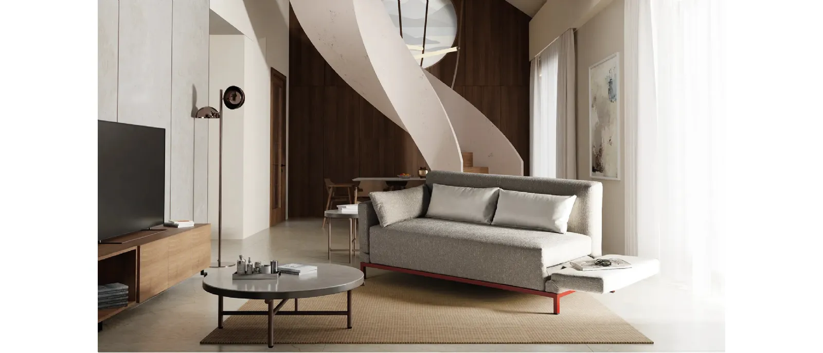 Linear sofa Voilà Sofa by Family Bedding