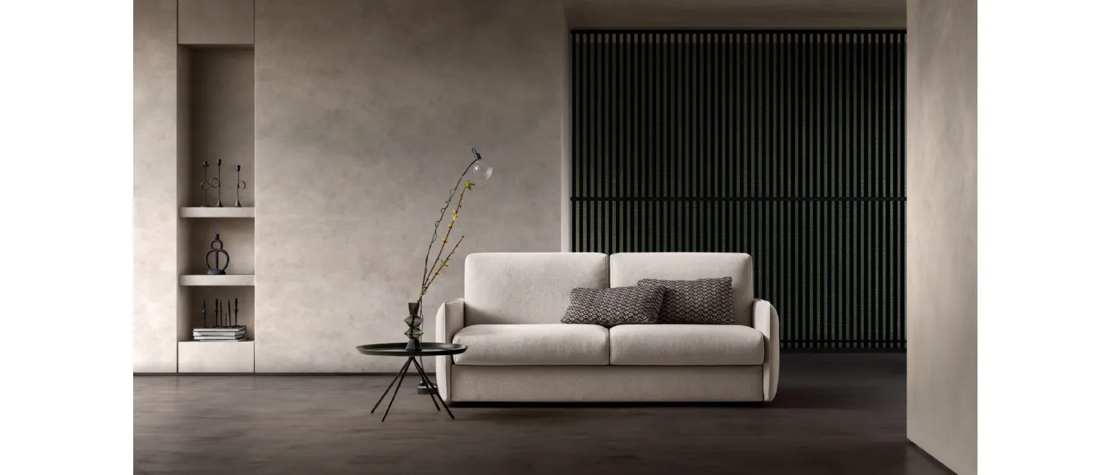 Linear Wonder sofa bed by Samoa.