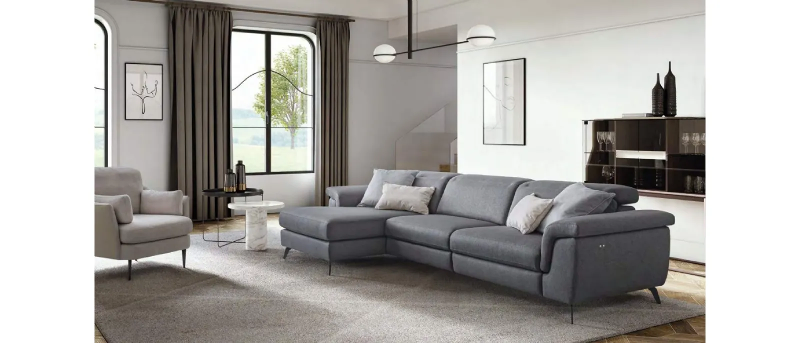 LeComfort divani propone la soluzione ideale per i salotti moderni in cui trovare un momento