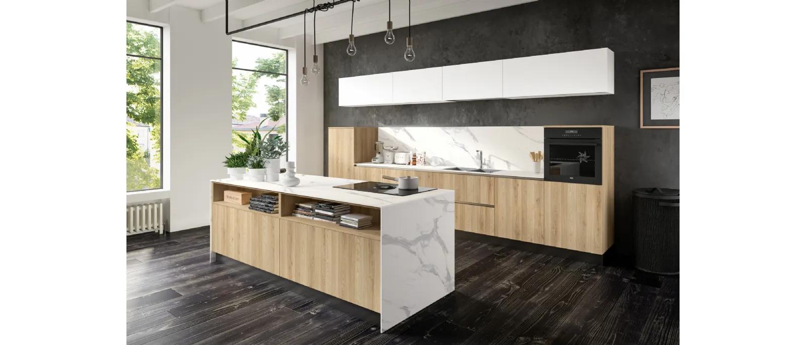 Modern kitchen Azimut Comp 3 by Essebi