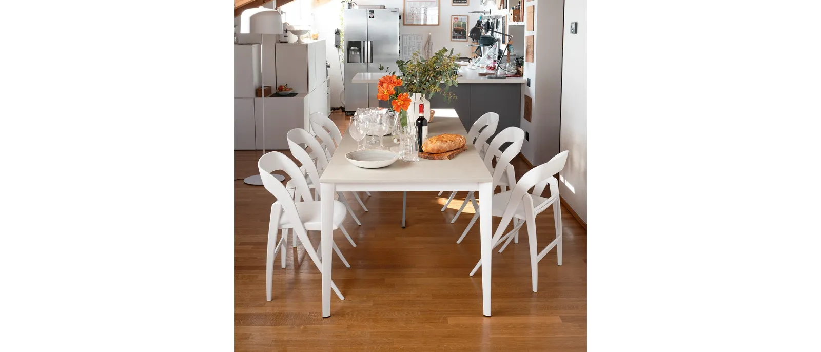 Extendable console table Artic Consolle by Connubia.