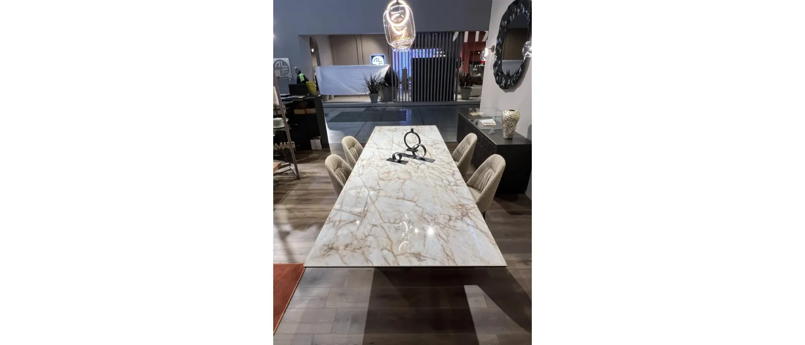 Extendable ceramic table Axel by Ozzio