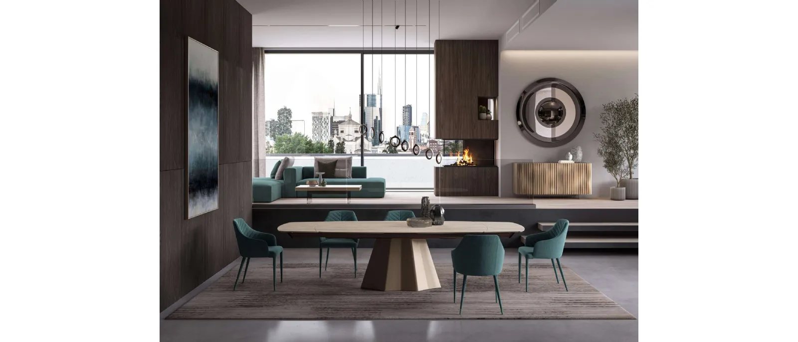 Extendable table Cupid by Ozzio