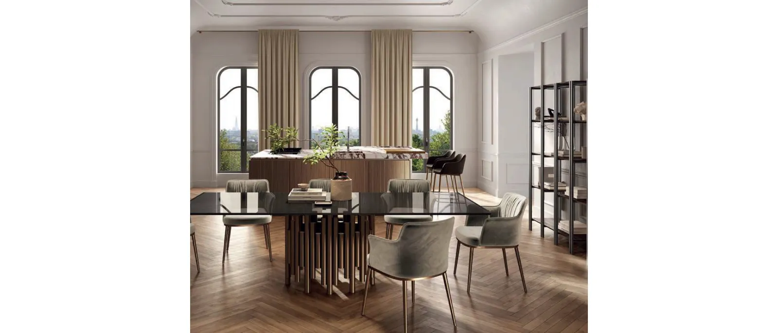Di Lazzaro's Glass Pan Table