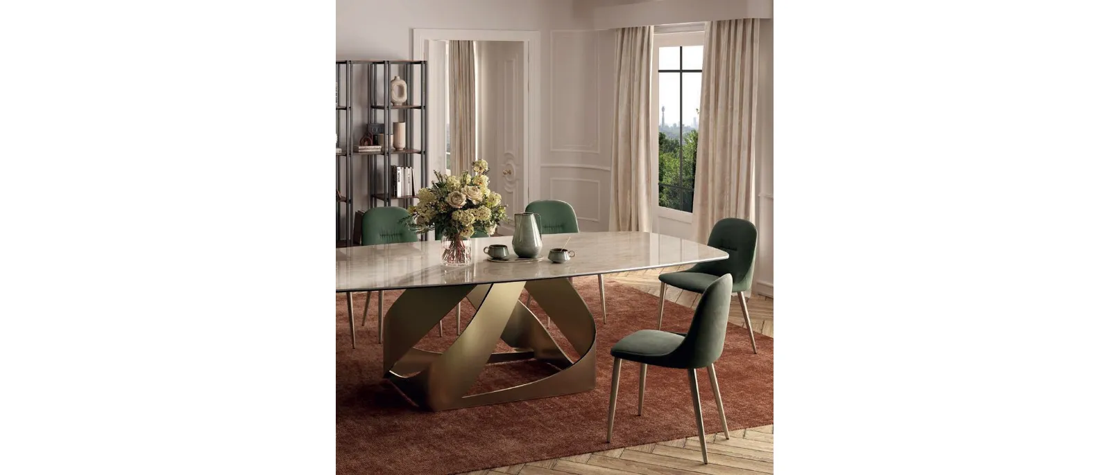 Twirl table by Di Lazzaro