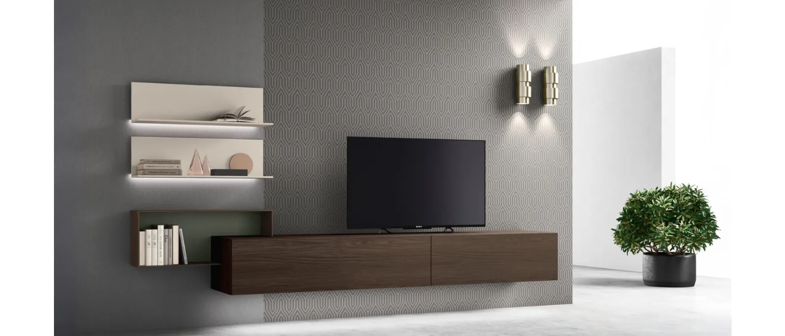 The Mobile Porta Tv Suspended Sm 2358 by Mar